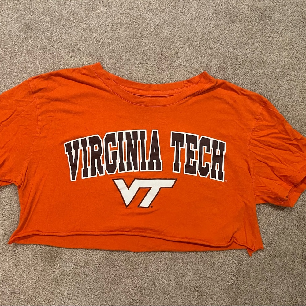 Virginia Tech Orange Crop Top